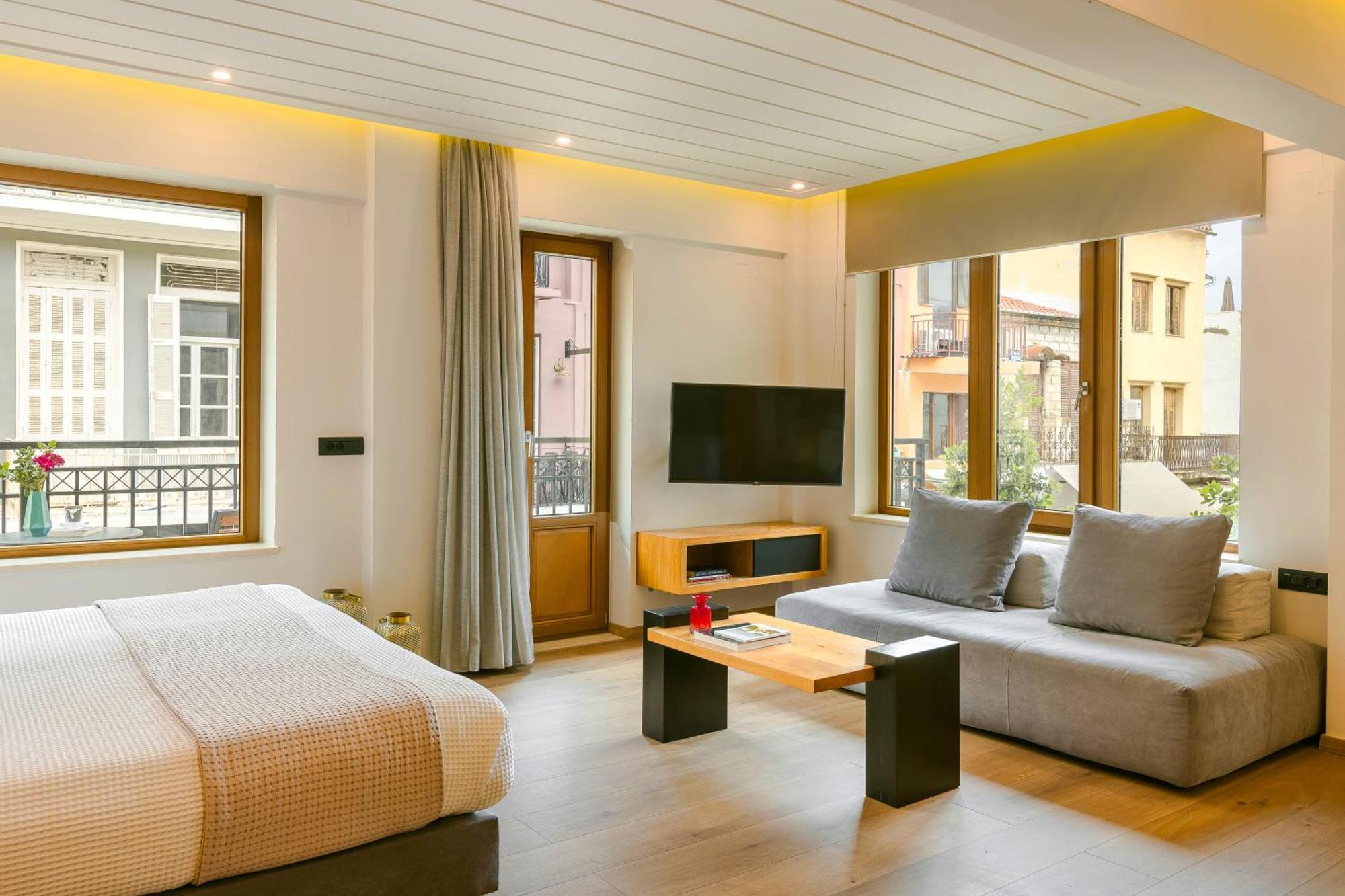 Querini Luxury Suites Hriszí Aktí Haniá Kültér fotó