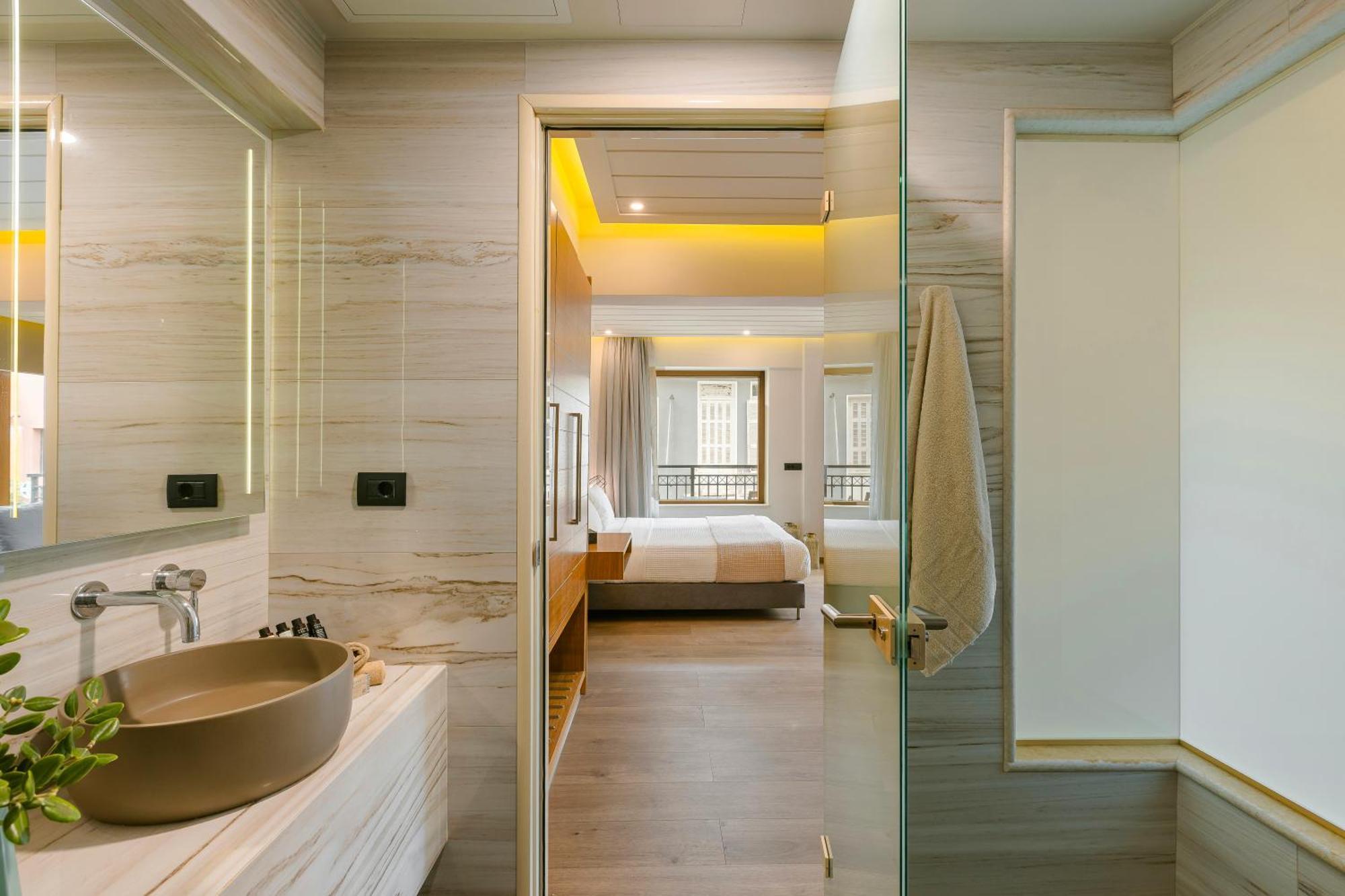 Querini Luxury Suites Hriszí Aktí Haniá Kültér fotó