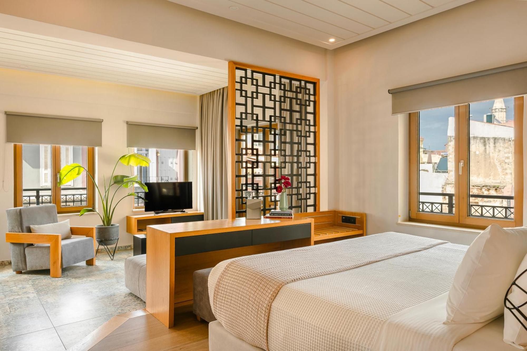 Querini Luxury Suites Hriszí Aktí Haniá Kültér fotó
