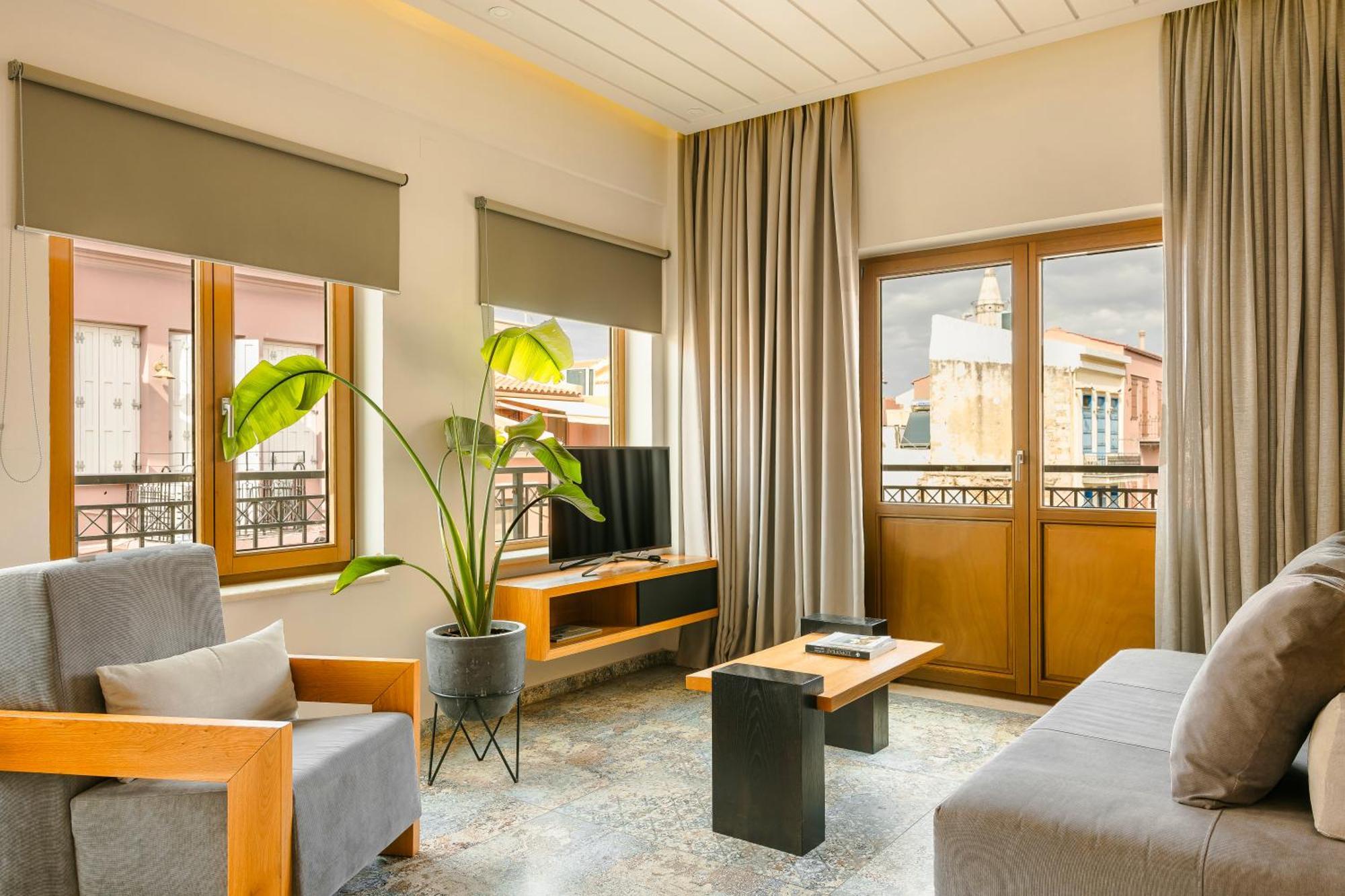 Querini Luxury Suites Hriszí Aktí Haniá Kültér fotó