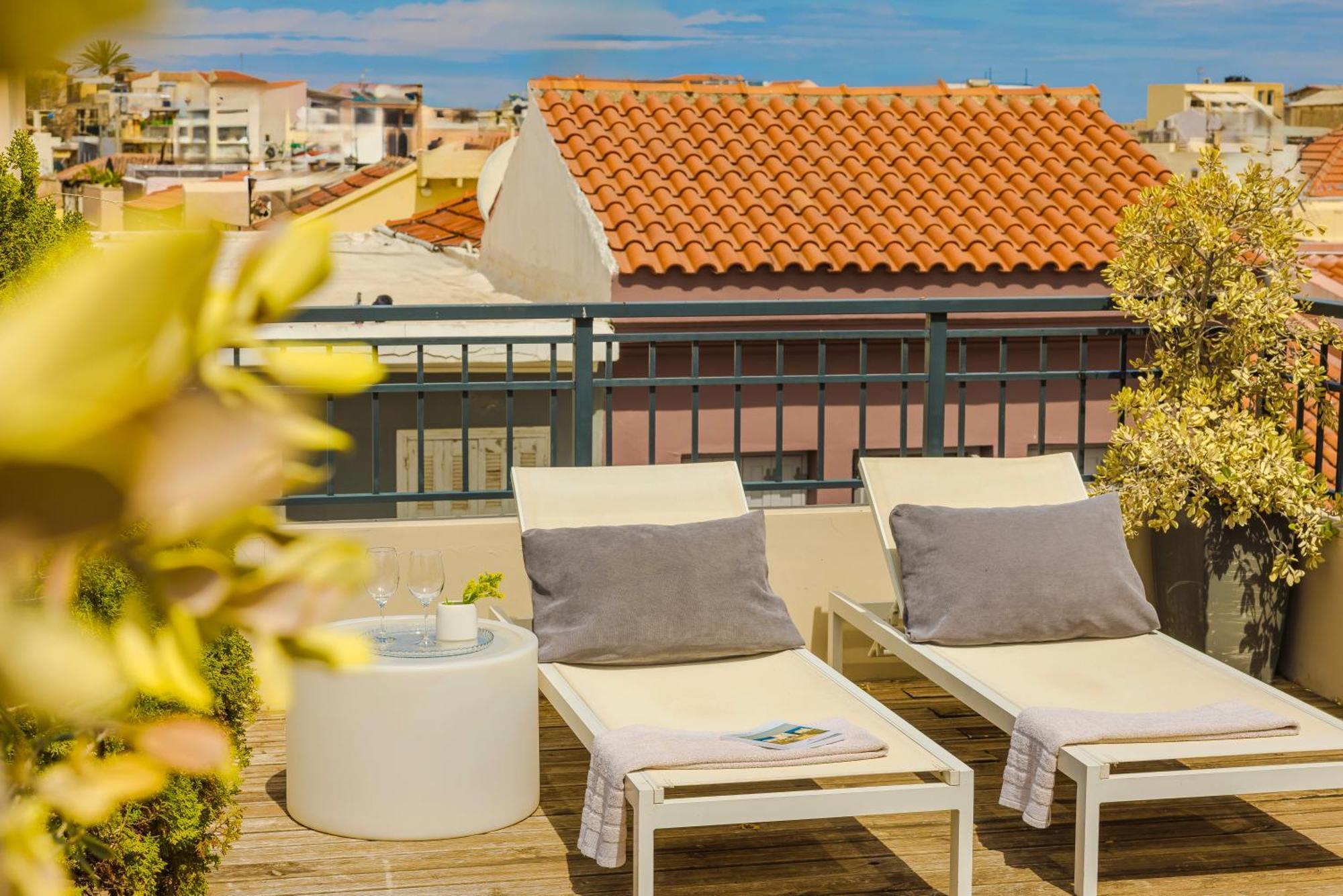 Querini Luxury Suites Hriszí Aktí Haniá Kültér fotó