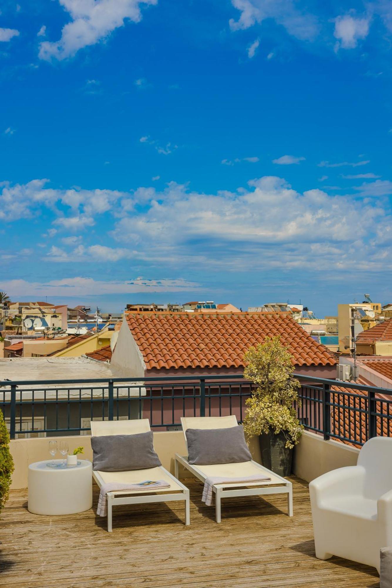 Querini Luxury Suites Hriszí Aktí Haniá Kültér fotó