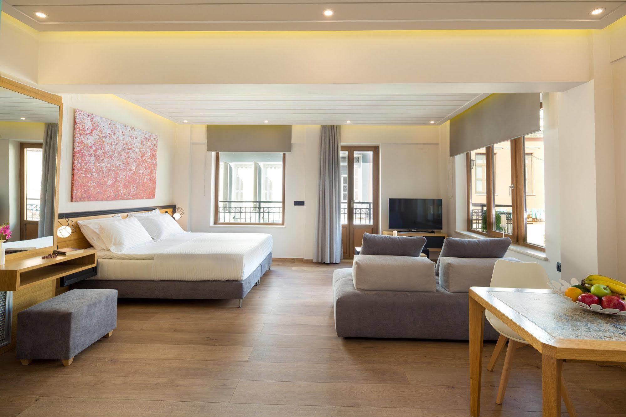 Querini Luxury Suites Hriszí Aktí Haniá Kültér fotó